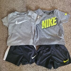 OFFERS✅️Baby Boy Nike Shirt And Shorts Matching Set Bundle Of Two